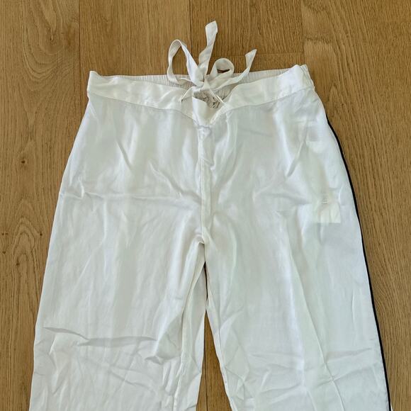 Olivia Von Halle Pyjama Bottoms Coco Size 2 Ivory Black - Picture 3 of 8